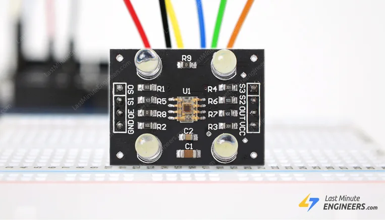 Arduino-TCS230-TCS3200-颜色传感器接口教程