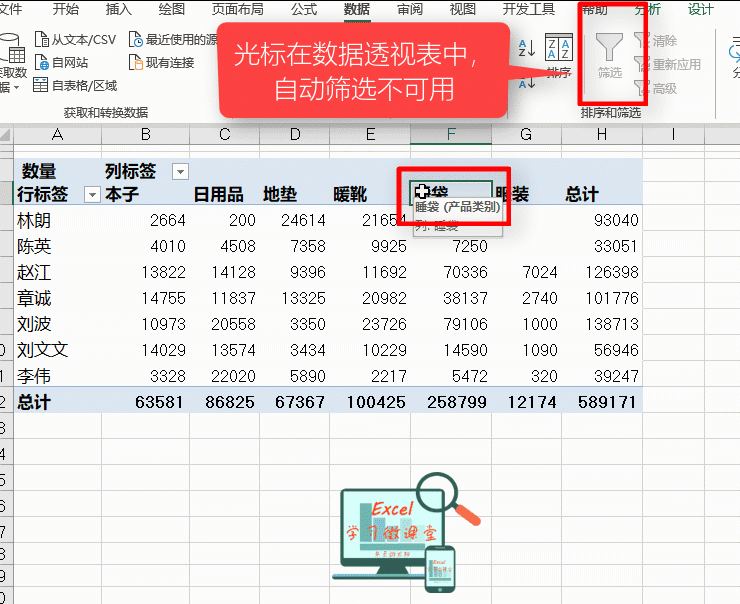 怎样通过vb设置透视表多项选择excel数据透视表筛选技巧都在这你学会