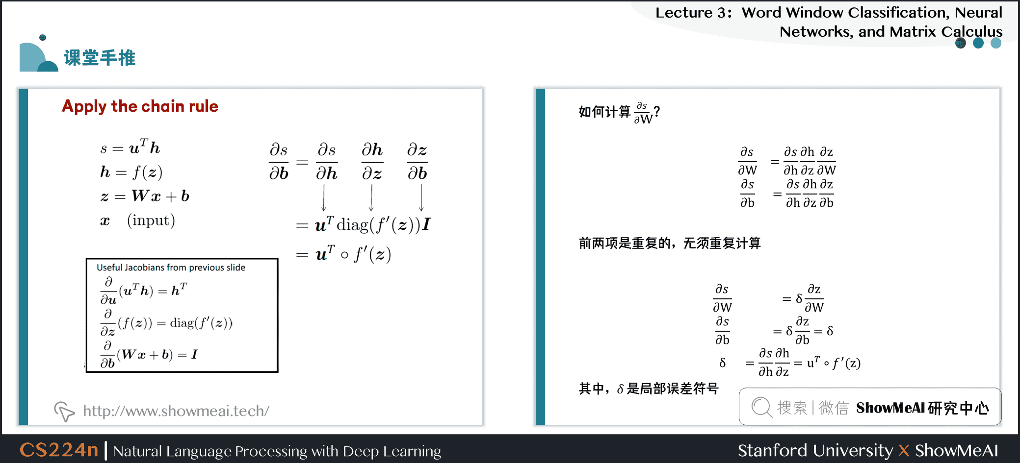 Apply the chain rule