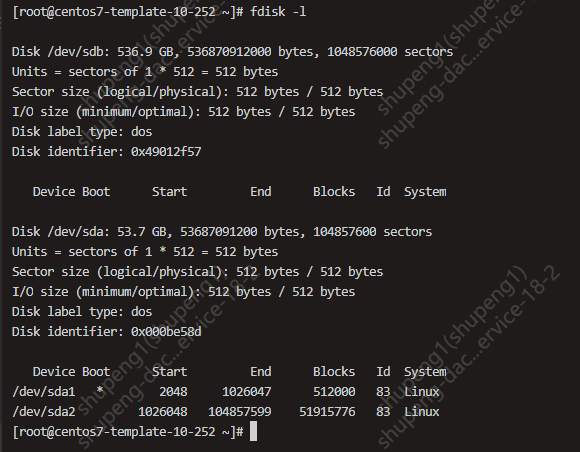 恢复 fdisk /dev/sdb 命令_bash_03