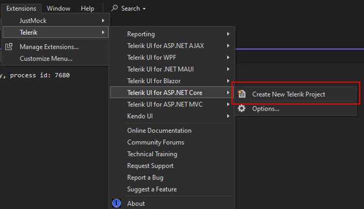 Telerik UI for ASP. NET Core中文教程