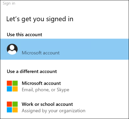 Choose your Edge sign in options to link your Edge profile to a Microsoft account