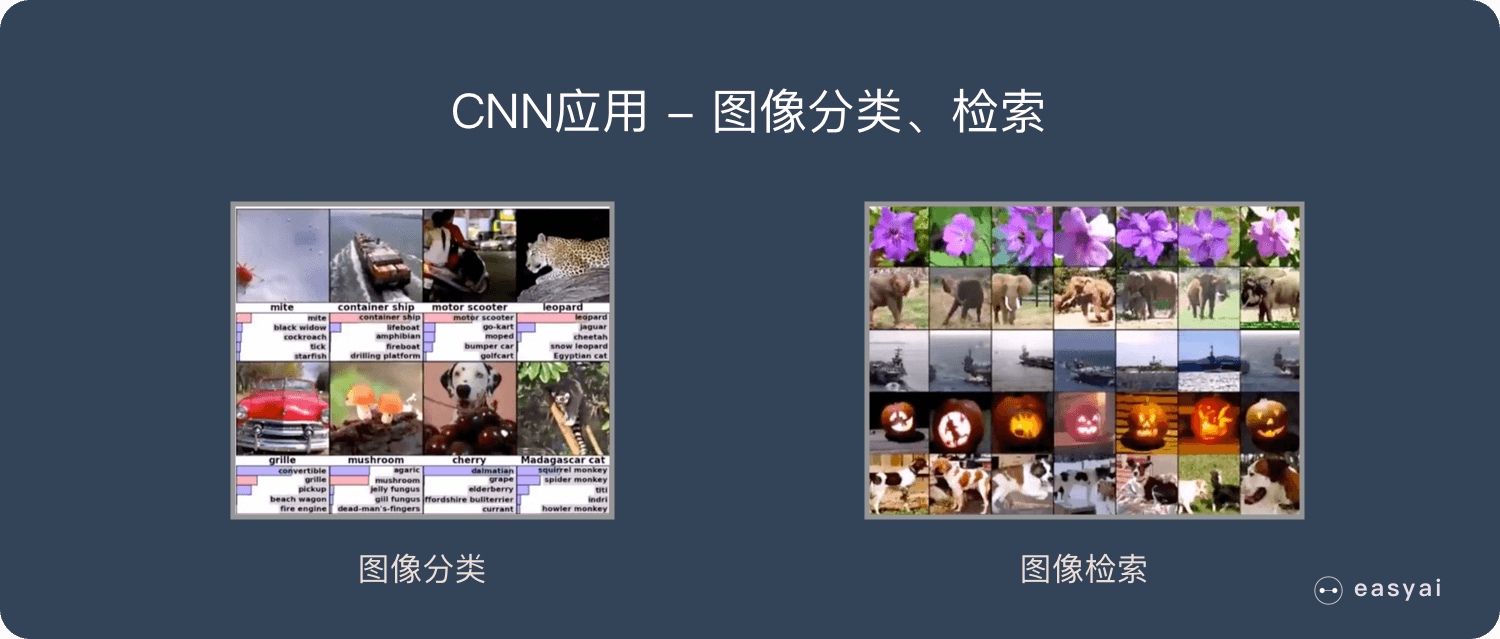 CNN application - image classification, retrieval