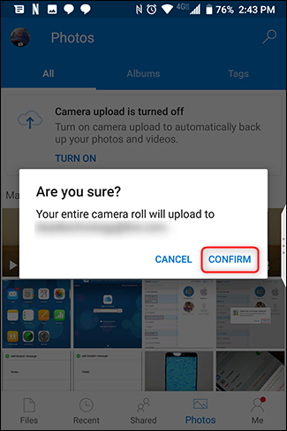 Click "Confirm."