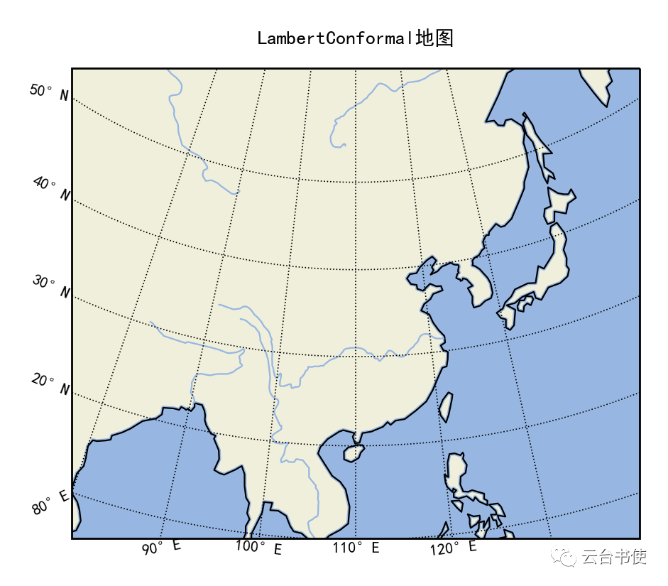 图片 映射 经纬度坐标_Python 空间绘图 Cartopy 经纬度添加_weixin_39781326的博客-CSDN博客