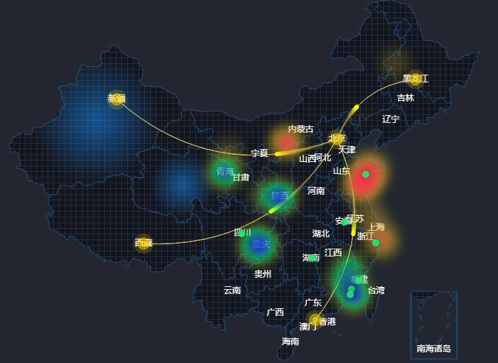 echarts 散点图图片