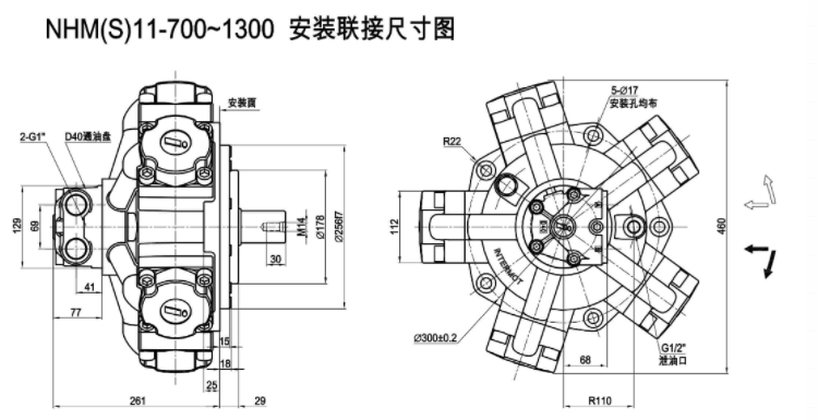 NHM11-1100 NHM11-1200B NHM11-1300五星马达