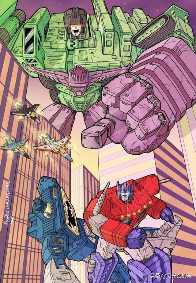我有机器人合体成一个大力神变形金刚动漫人物狂派霸天虎挖地虎合体