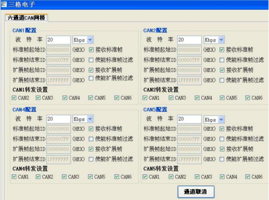 六通道CAN集线器