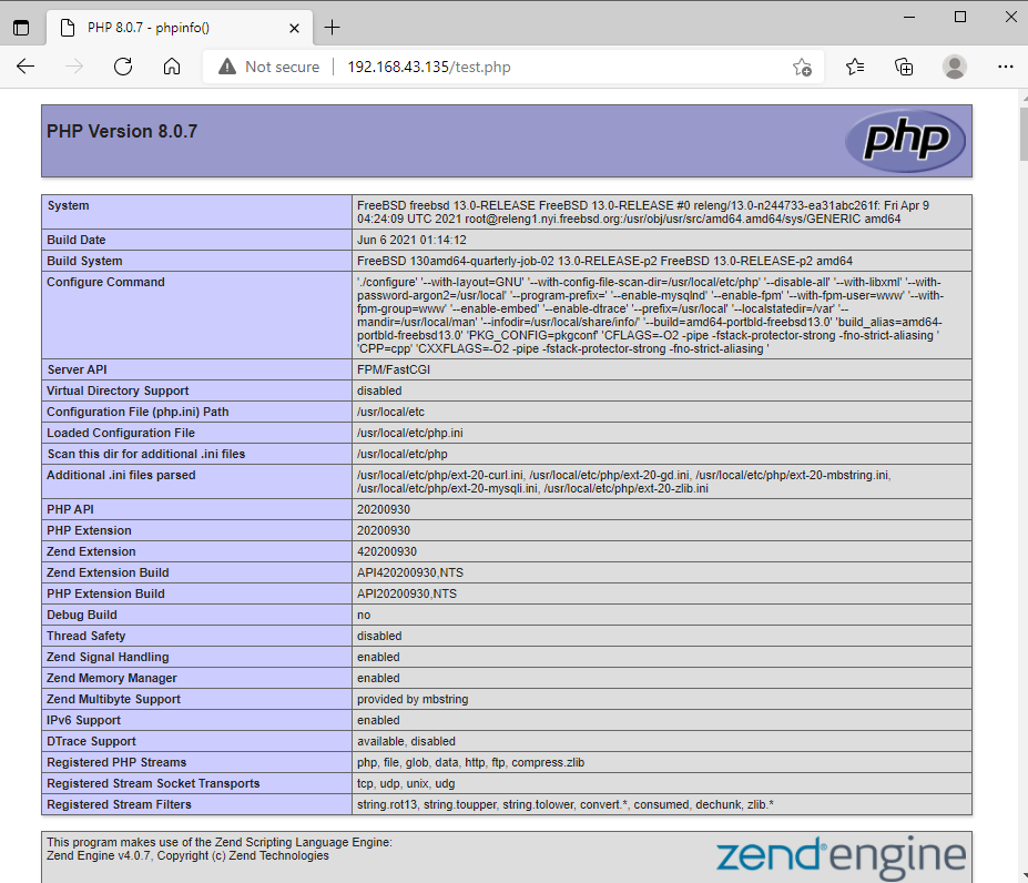 如何在FreeBSD中安装Nginx,MySQL,PHP(FEMP)