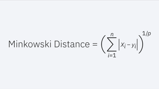 闵可夫斯基距离公式