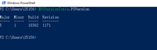 查看 PowerShell 版本