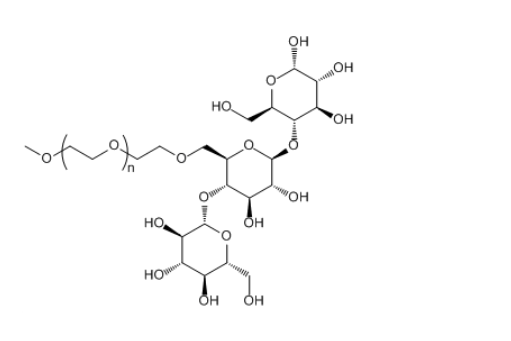 甲氧基聚乙二醇-葡聚糖 mPEG-Dextran结构式；Dextran-PEG科研实验用