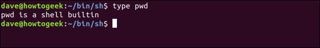 type pwd in a terminal window