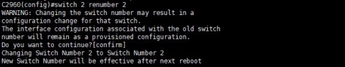 Cisco 2960S Series Switch Stacking Configuration