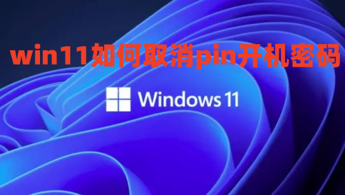 win11如何取消pin开机密码 win11怎么关闭pin密码删除不了