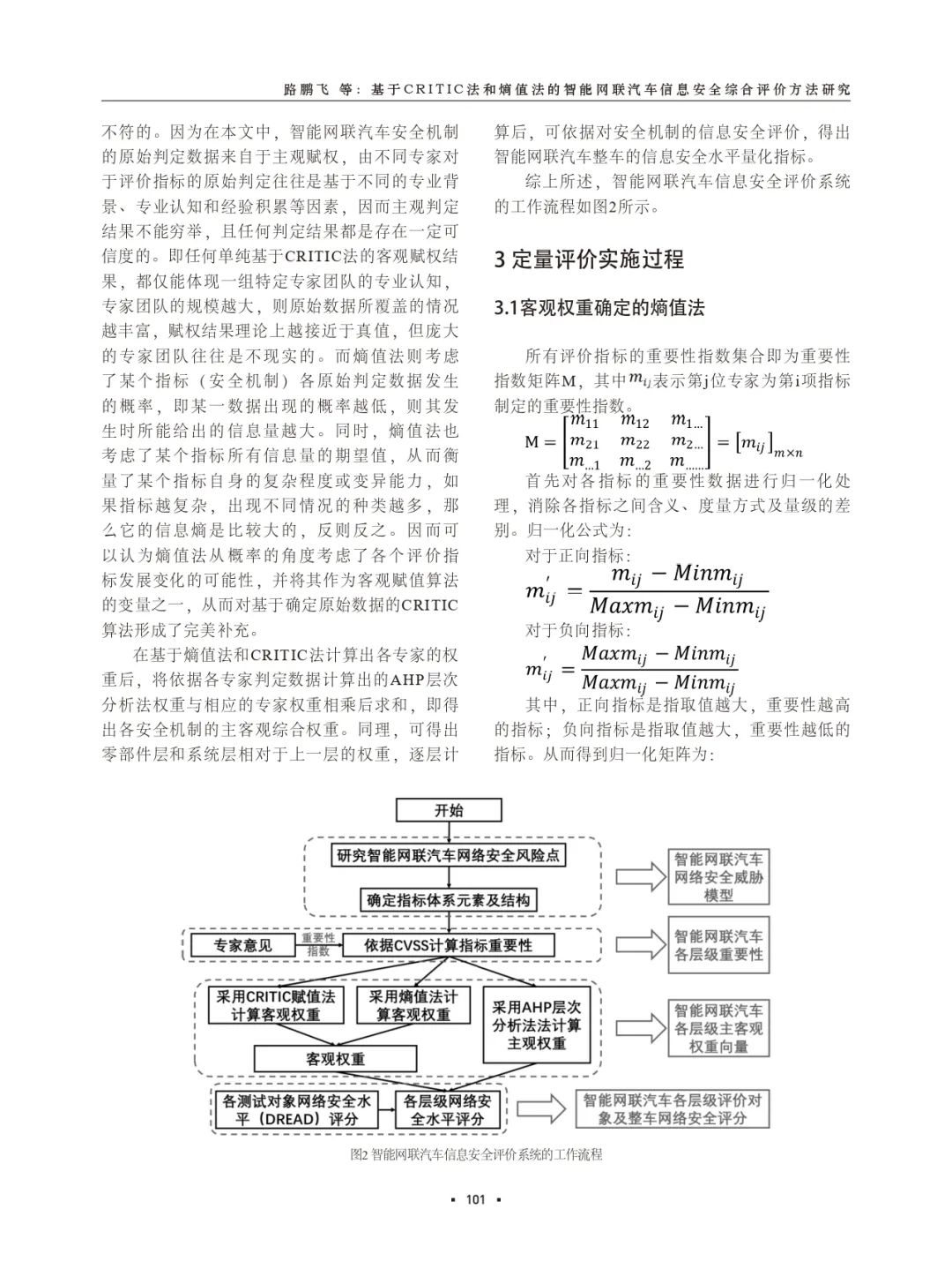 excel熵值法计算权重_基于CRITIC法和熵值法的智能网联汽车信息安全综合评价方法研究...-CSDN博客