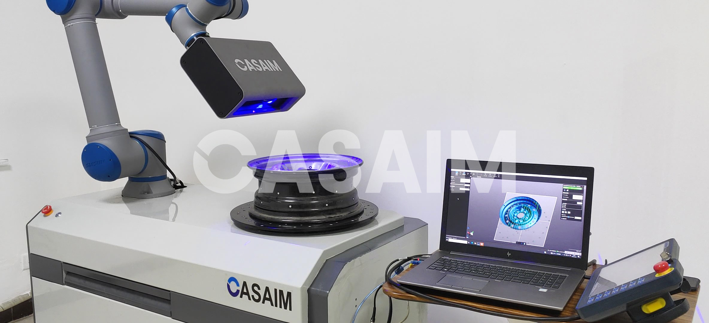 铝合金轮毂金属部件全自动三维精密测量工业光学3d智能检测仪器-CASAIM-IS（2ND）