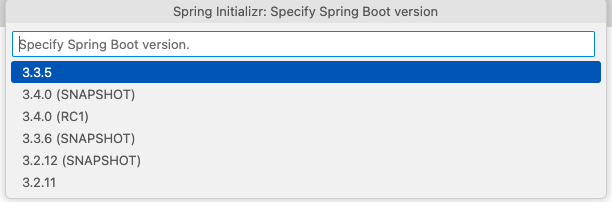 Spring Init 自动生成Spring Boot项目