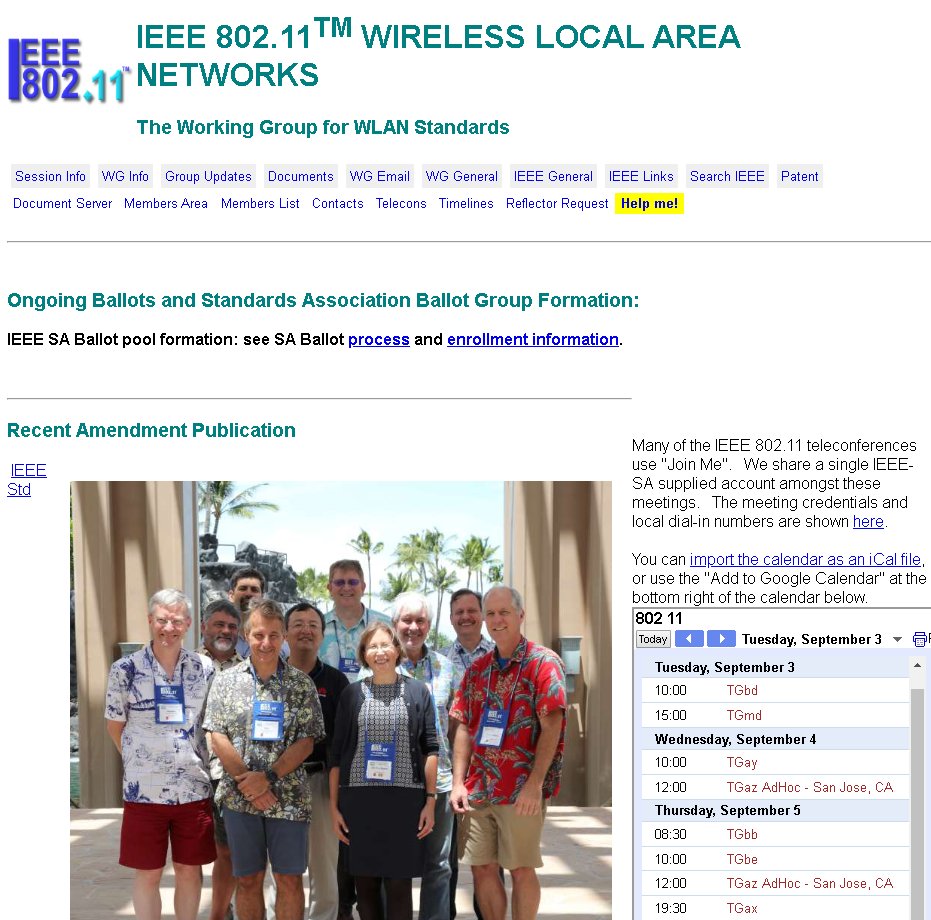 IEEE 802.1 Wireless Local Area Networks Working Group