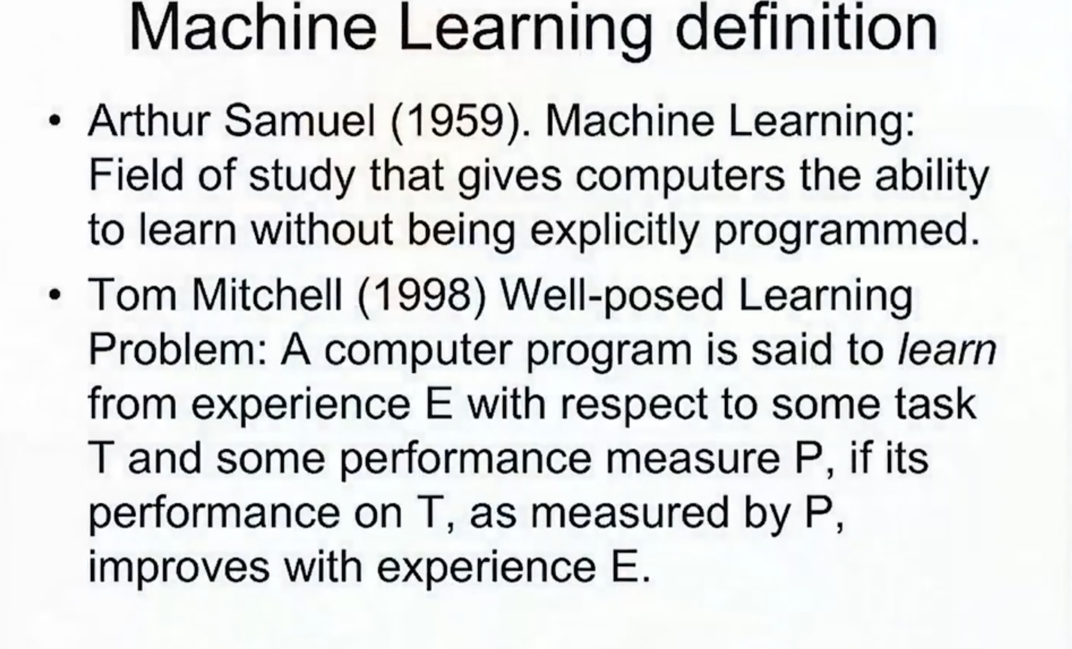 Lecture1 Welcome Stanford CS229 Machine Learning｜2018 Autumn｜吴恩达机器学习