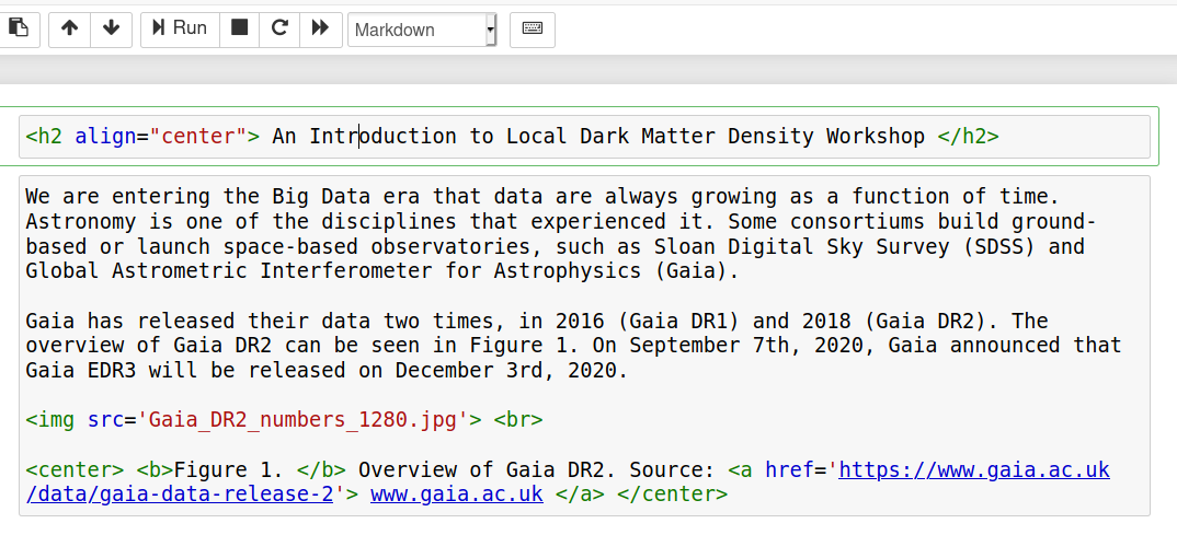 markdown jupyter notebook