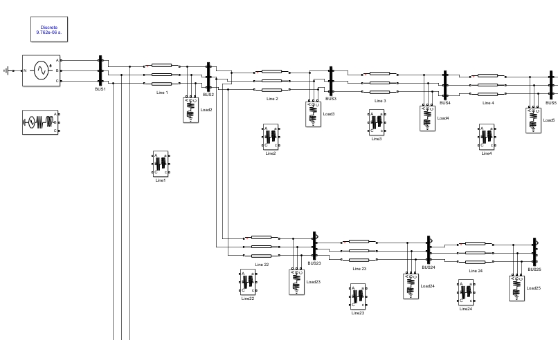 IEEE33节点配电网模型及其节点数据、文献出处，支持MATLAB、Simulink多版本运行，实现潮流计算和四种故障波形仿真,词库加载错误:未能找到文件“C:\Users\Administrator\Desktop\火车头9.8破解版\Configuration\Dict_Stopwords.txt”。,网络,程序,li,第4张