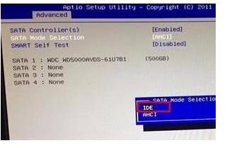 计算机主板提示ahci,映泰主板设置硬盘模式AHCI或IDE的教程