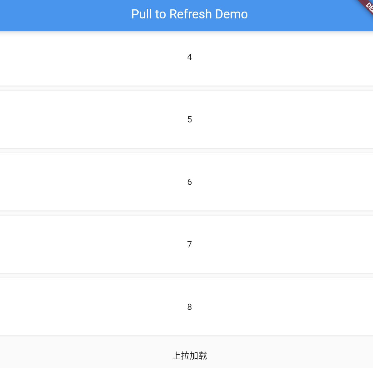 【Flutter】Flutter 使用 pull_to_refresh 实现下拉刷新和上拉加载