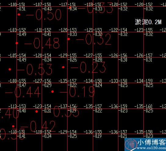 cad方格網高程lisp編程_分享:方格網法土方工程量計算實例例題(疏浚