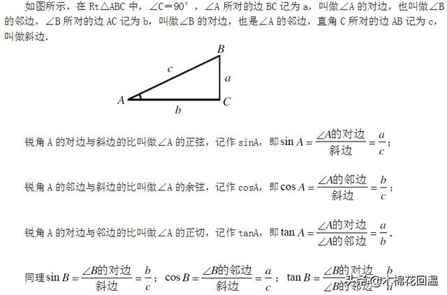 正弦函数 中考专题 读懂 学会锐角三角函数和解直角三角形的概念和应用 仙女酵母粉的博客 程序员宅基地 程序员宅基地