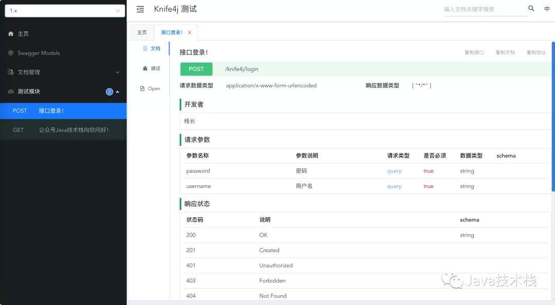 再见Swagger UI 国人开源了一款超好用的 API 文档生成框架，真香