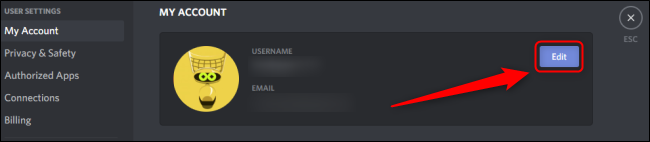 Discord Edit Account