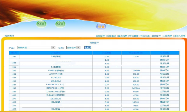 ASP.NET进销存系统源码