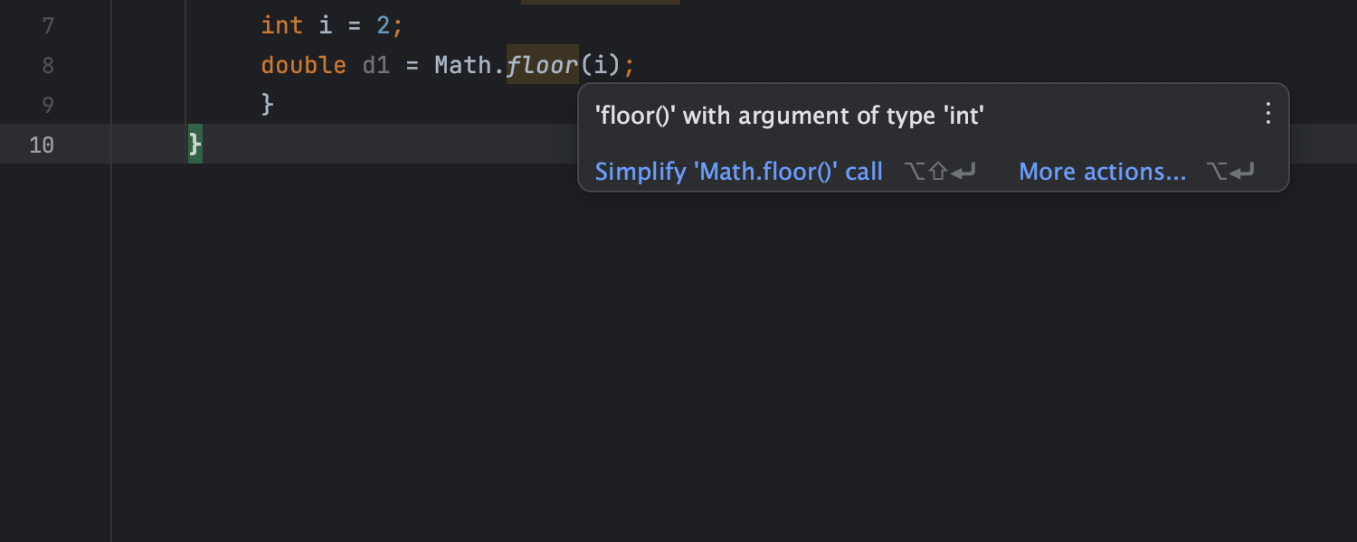 新的 Java 检查