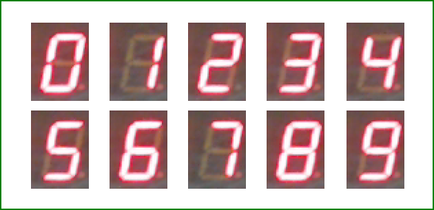 计数器,频率计上的数码管显示动态变化的数字