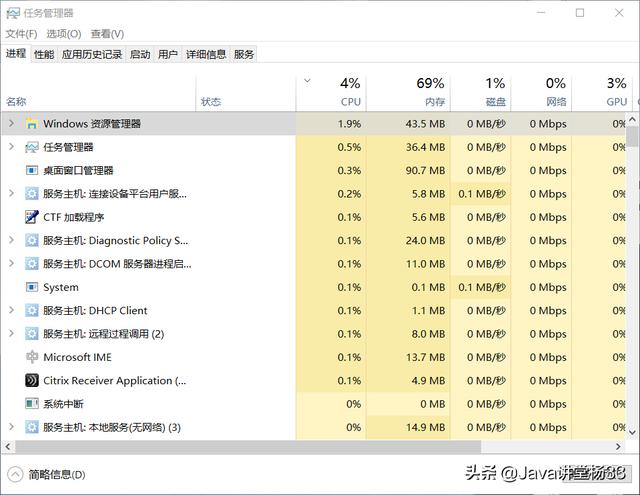 任務管理器cmd命令行查看進程:tasklist;殺死進程:taskkill查看進程