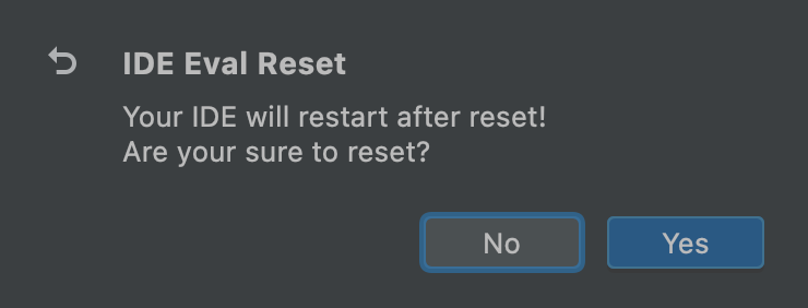 基于IDE Eval Resetter延长IntelliJ IDEA等软件试用期的方法（包含新版本软件的操作方法）