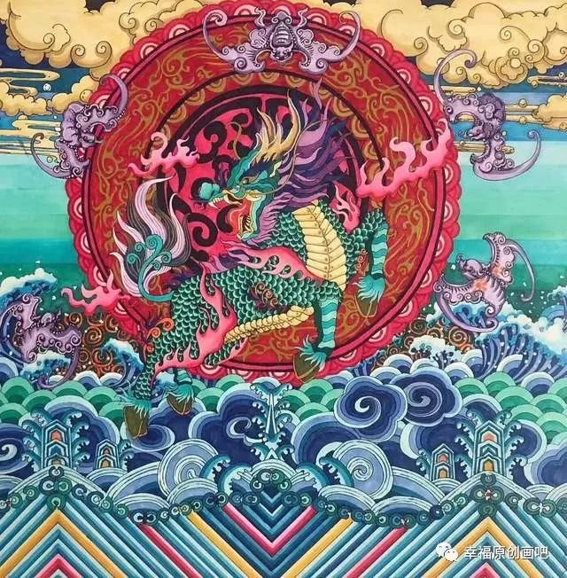 将组内元素的顺序进行翻转将中国传统绘画元素进行到底服装设计师孙圣