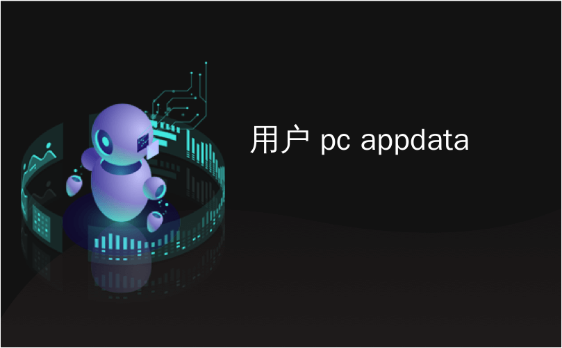 用户 pc appdata
