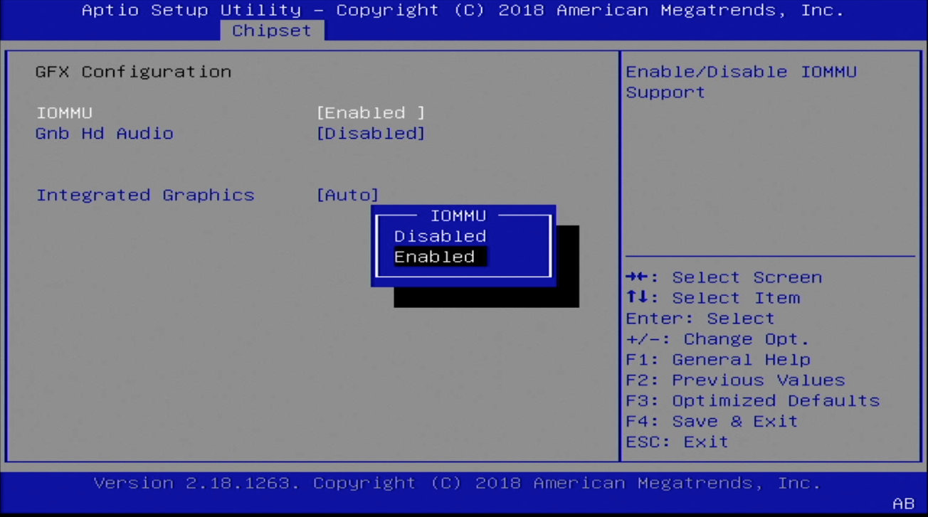 Chipset IOMMU