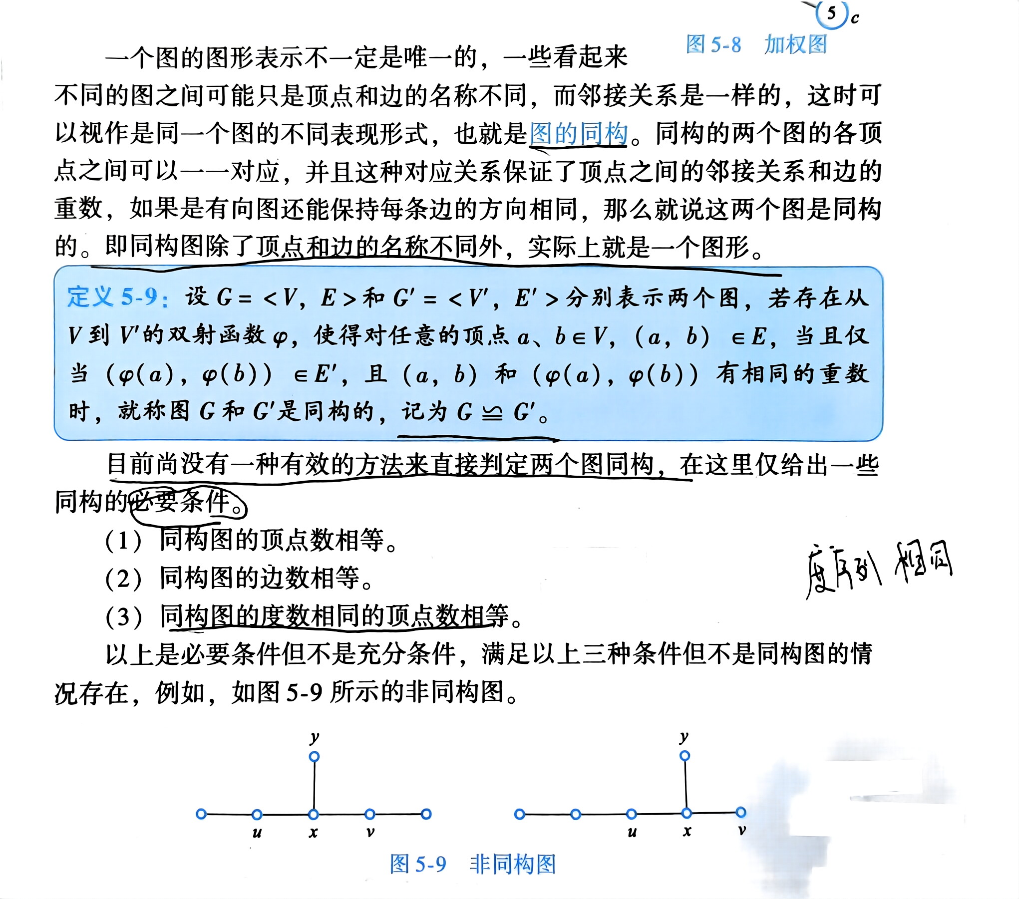 扫描件_5C一个图的图形表示不一定是唯一的一些看_1