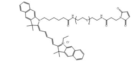 Mal-PEG2000-Cy5.5；Cy5.5-PEG-Maleimide 花箐染料Cy5.5-聚乙二醇-马来酰亚胺