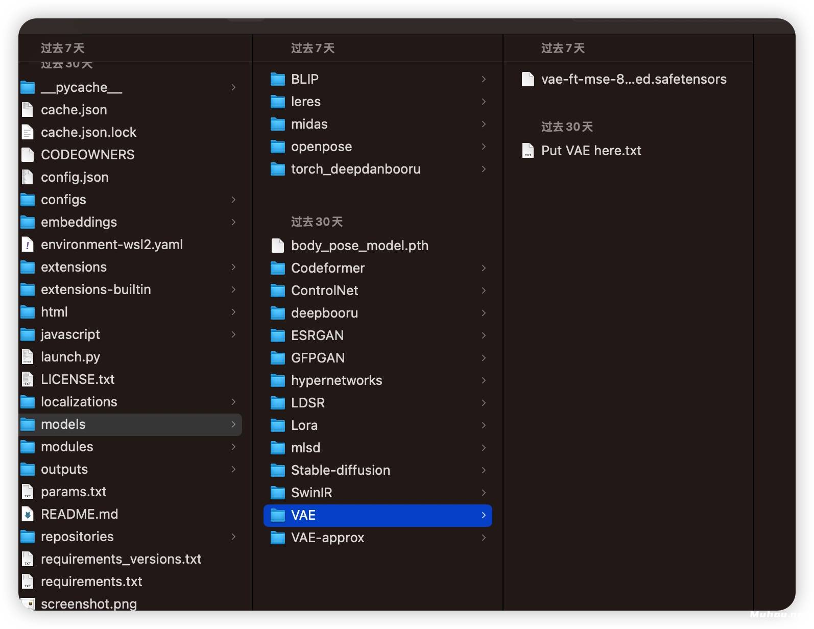 AI绘画软件Stable Diffusion模型/Lora/VAE文件存放位置