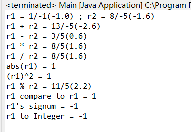 java程序设计有理数_Java程序设计作业01 - 有理数类的设计