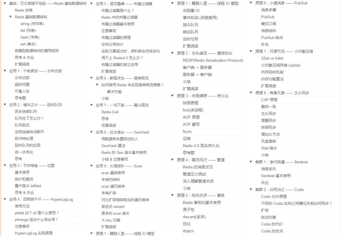 横空出世！培训机构不想让你找到的Redis笔记，实战和原理两开花