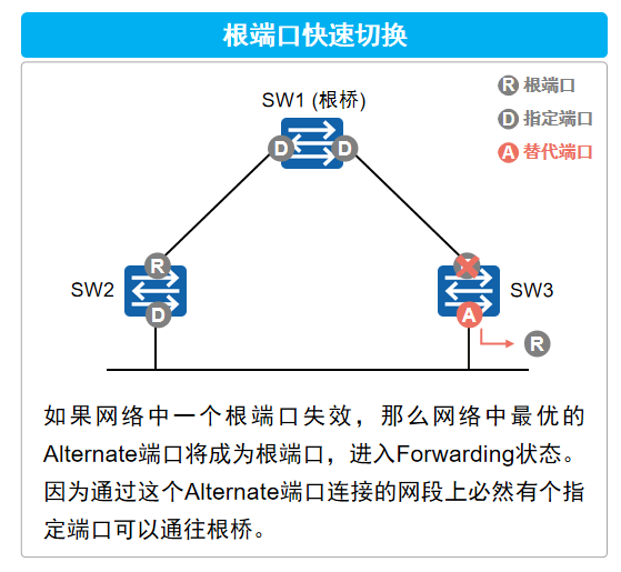 根端口快速切换