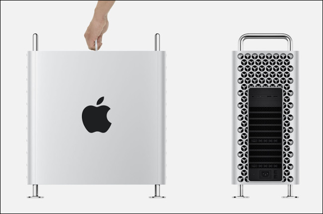 The 2019 Apple "Cheese Grater" Mac Pro.