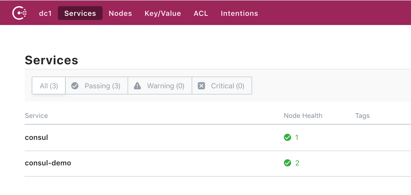 consul demo