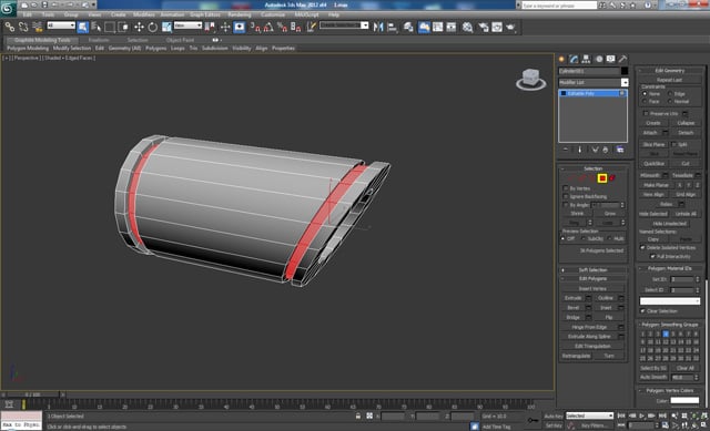 3D Studio Max モデリング チュートリアル未来的なボルトガン